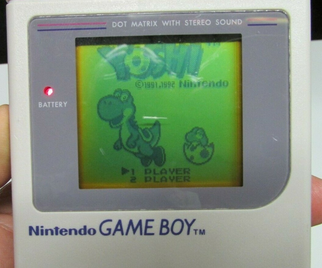 Original Nintendo Game Boy Handheld System DMG-01 & Original YOSHI WORKS GREAT