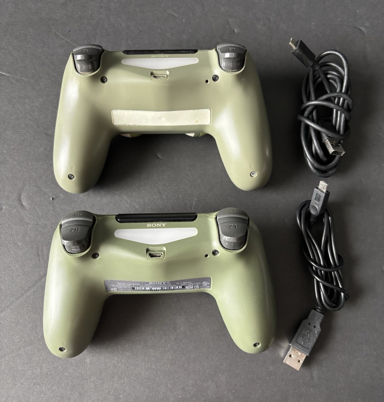 PS4 Slim Call of Duty WWII LE 1TB Green Camo Camouflage Tested with Games