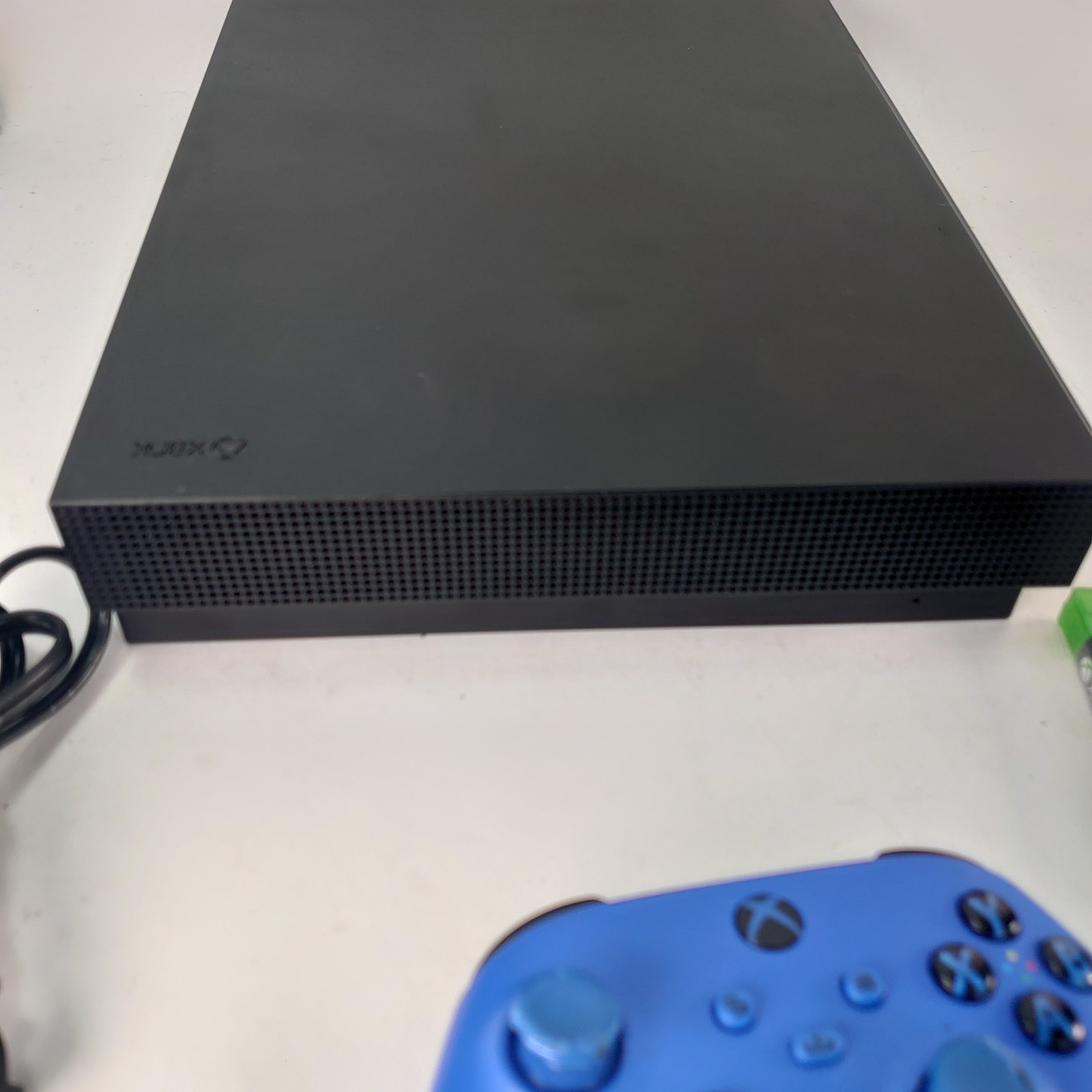 Microsoft Xbox One X 1TB Console Gaming System Black 1787 W/ Controller 1 Game