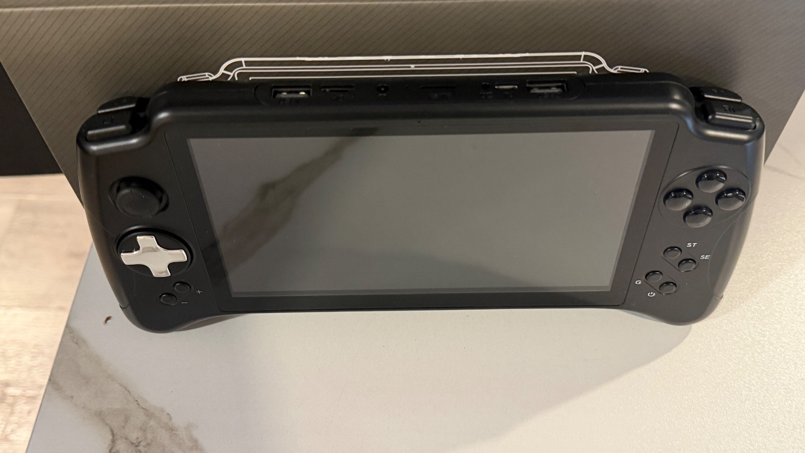 7 inch large screen PowKiddy arcade handheld with IPS (no games)