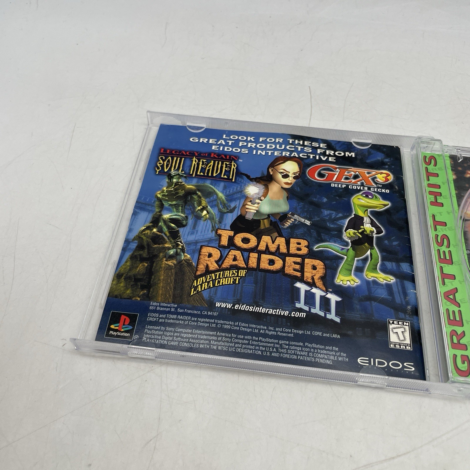 Tomb Raider II (PS1) PlayStation 1 – Complete CIB Greatest Hits Tested