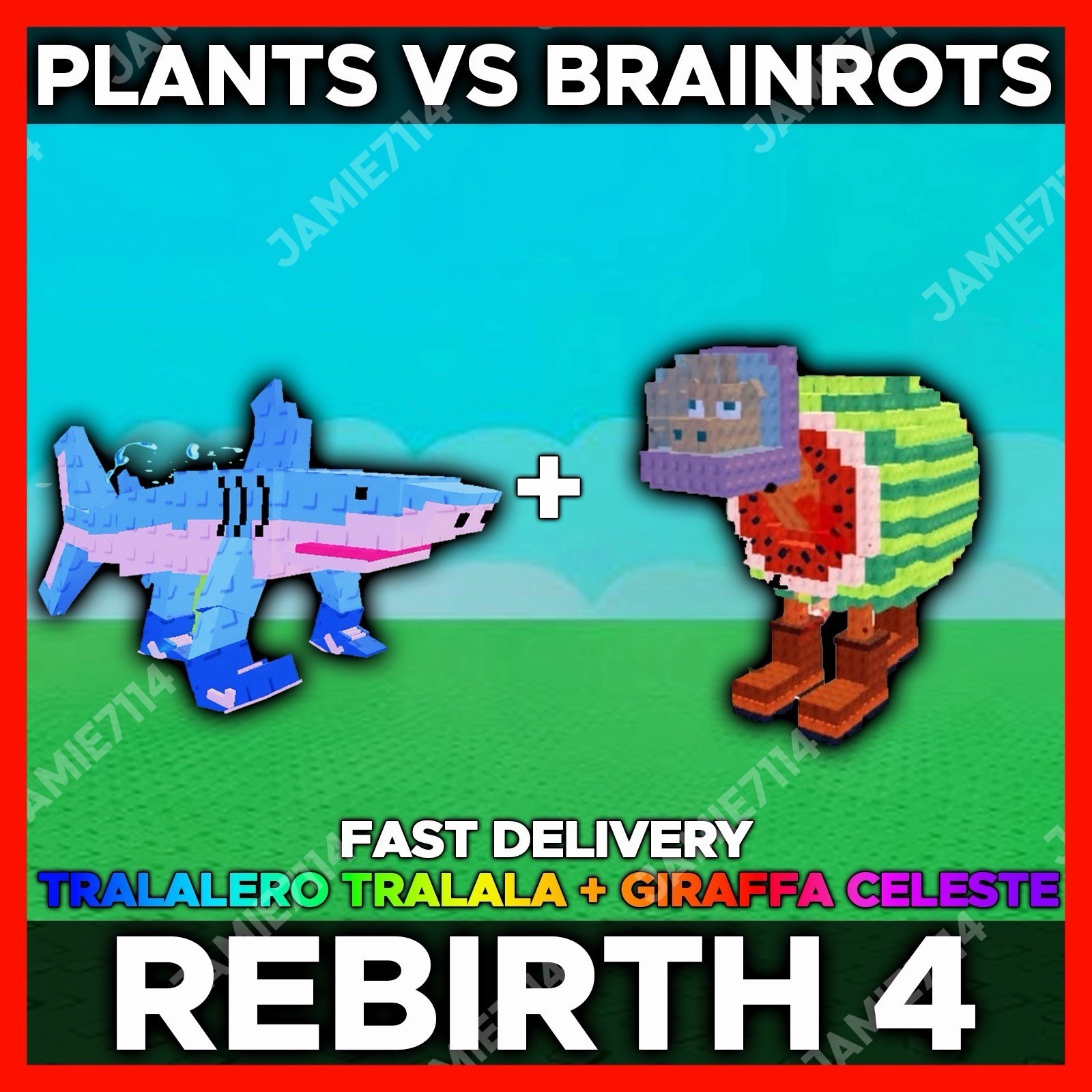 PLANTS VS BRAINROTS 🌻 ALL PLANTS & BRAINROTS‼️CHEAP & FAST SERVICE ‼️