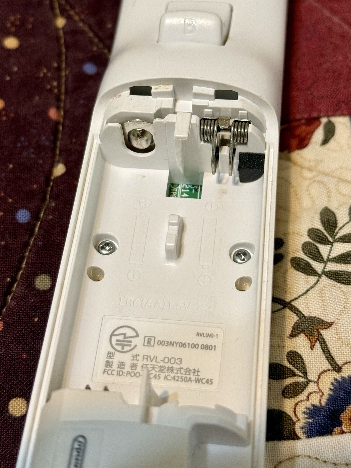 Nintendo Wii Remote Controller White, OEM RVL-003 with Strap