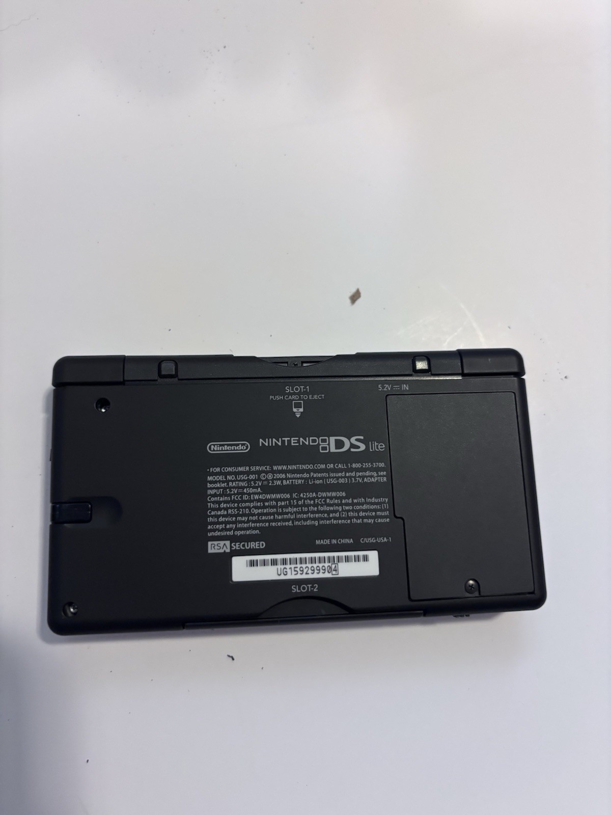 NINTENDO DS LITE PERFECT CONDITION BUNDLE WITH CASE & 6 GAMES – TESTED WORKING