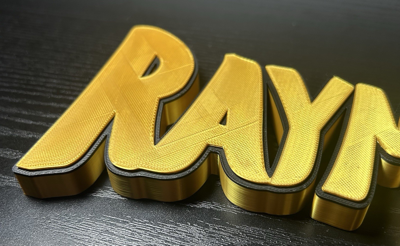 Rayman 3D Printed Video Game Logo Sign (8”*, PLA)