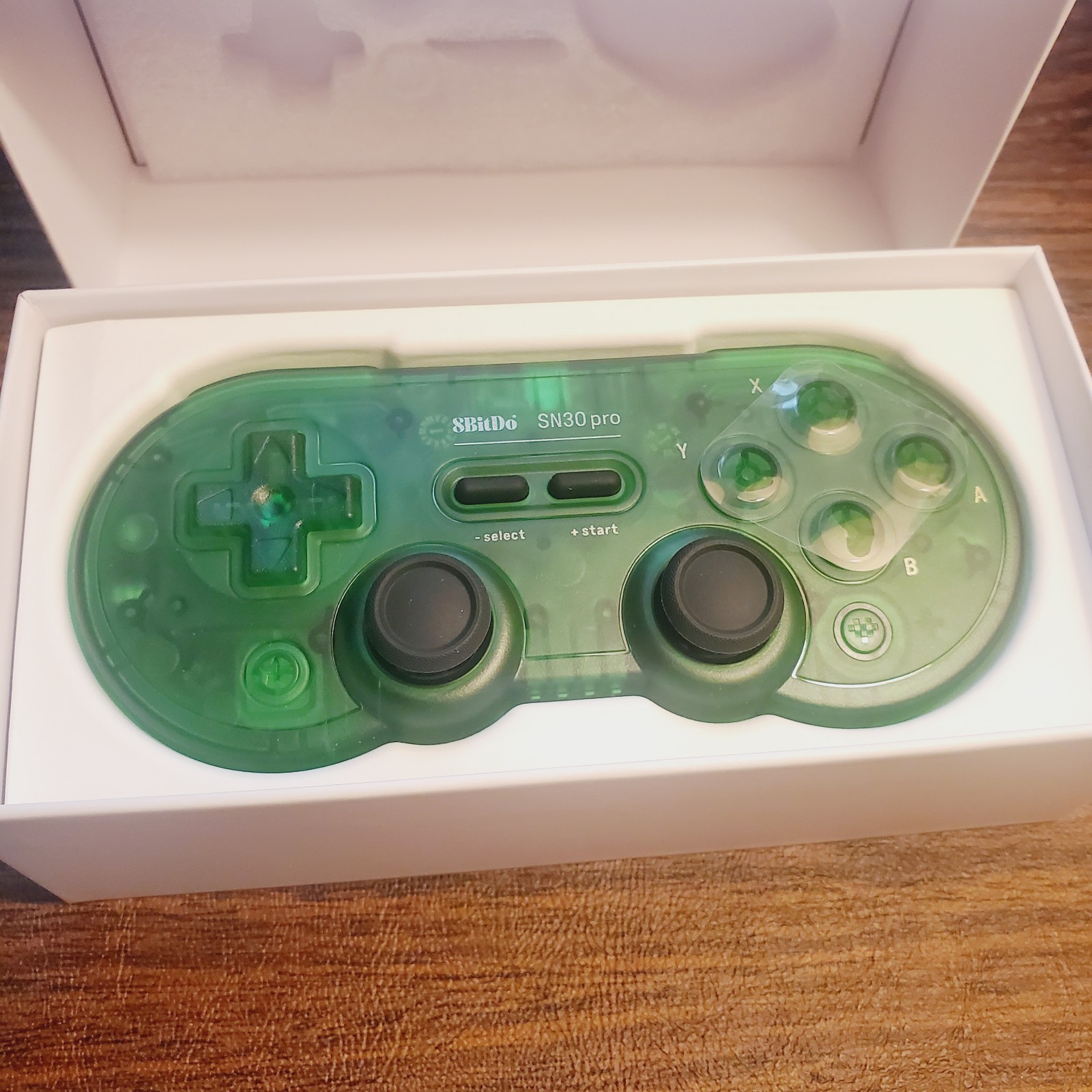 8BitDo SN30 Wireless Gamepad for Switch, Android, PC, Steam, Apple, Pi GREEN