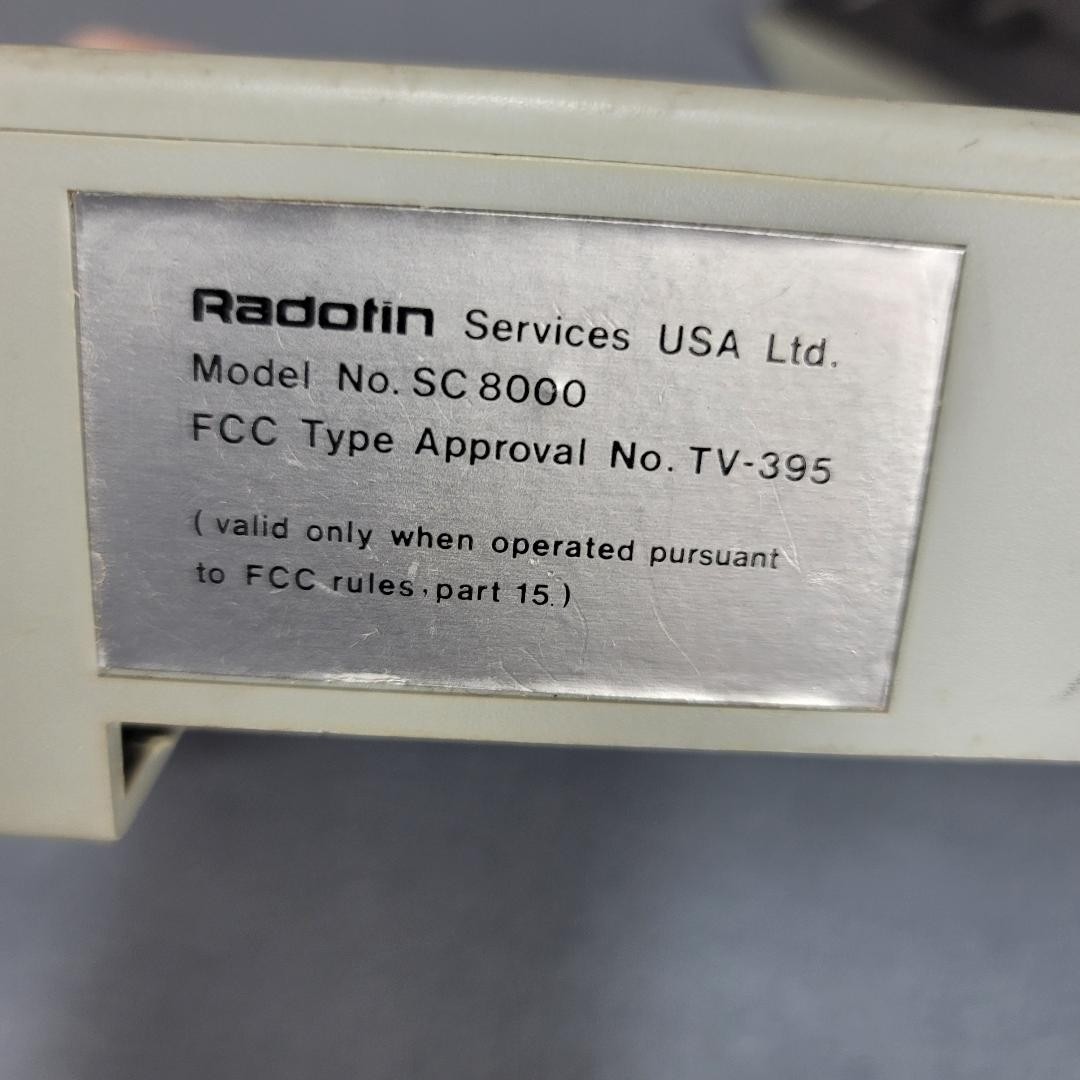 Radotin Electronic SC Eight Thousand 8000 TV Games Console Kmart Branded