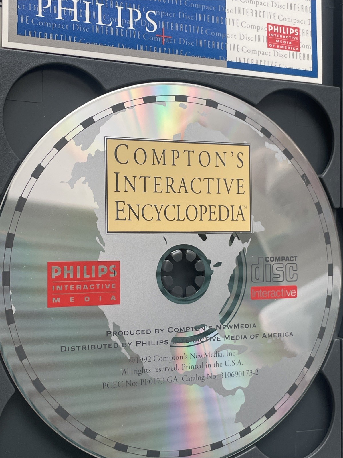 VINTAGE PHILLIPS CD-I Compton’s Interactive Encyclopedia CD-Interactive 1992