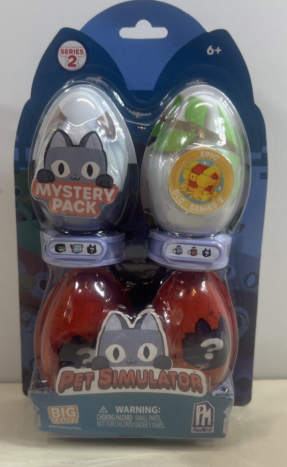 Phatmojo Pet Simulator X Mystery Pack Series 2 – 4 Pack Set NEW *READ*