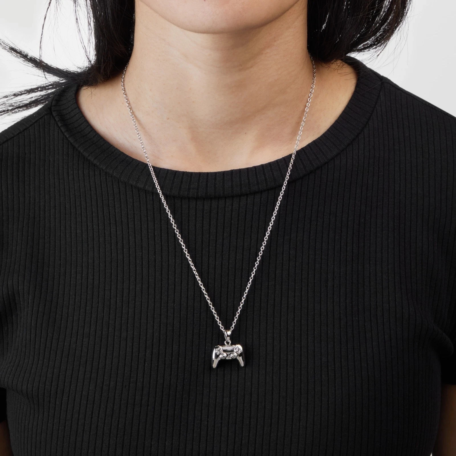 PlayStation 30th Anniversary DualSense Controller Necklace Pendant Jewelry