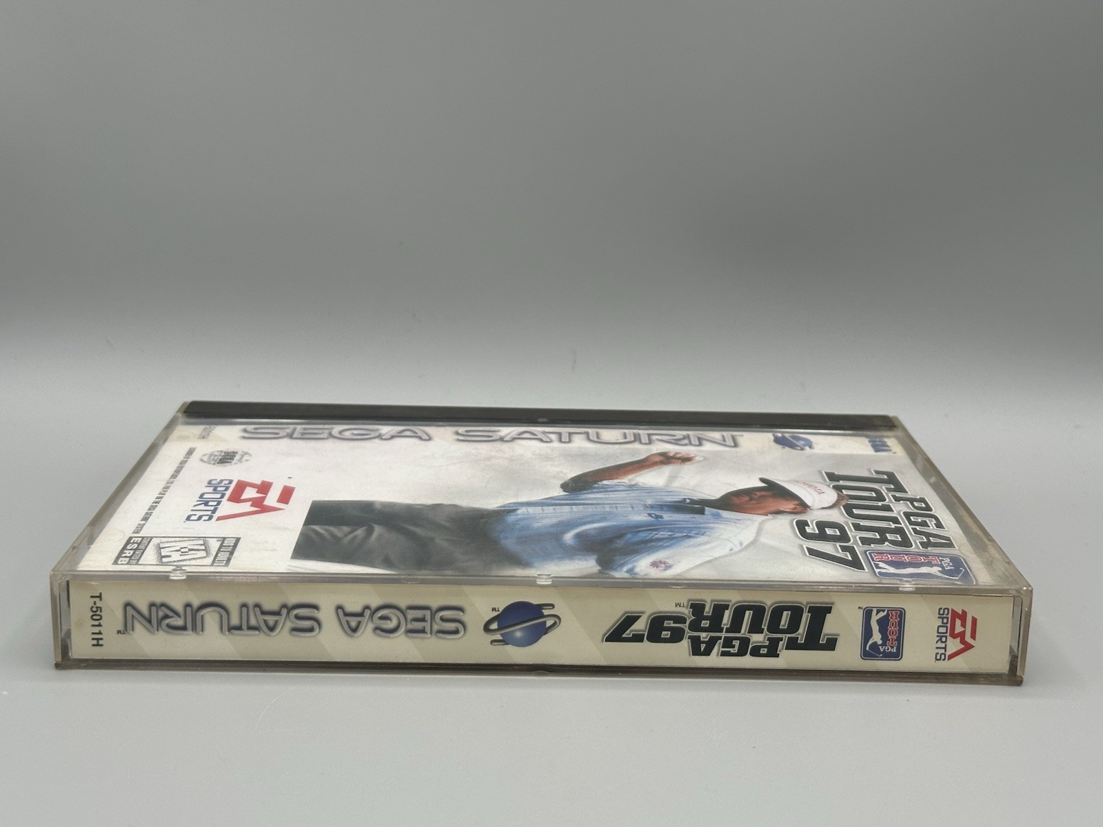 Sega Saturn PGA Tour 97 1996 Reg Card Manual Foam Insert Tested Works Video Game