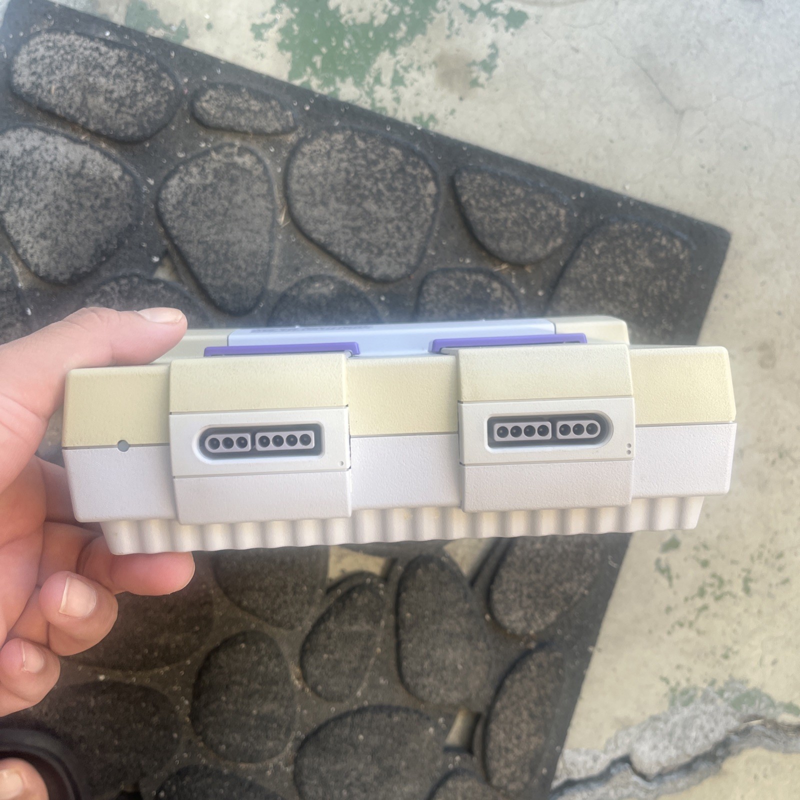 Super Nintendo snes Console only free rf switch cable tested