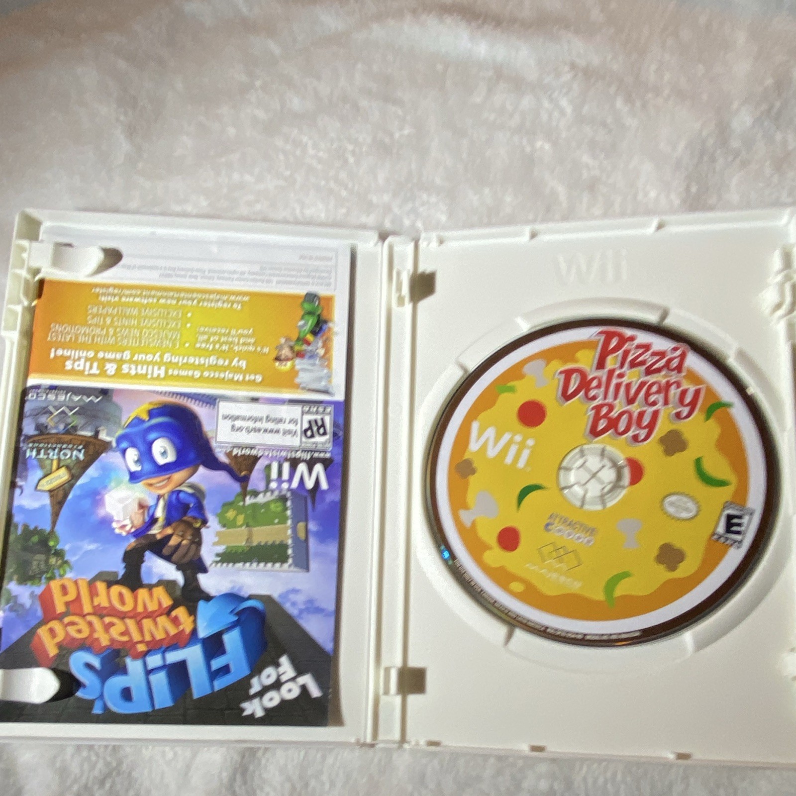 Majesco Pizza Delivery Boy Nintendo Wii 2009 NTSC-U/C E Manual Included