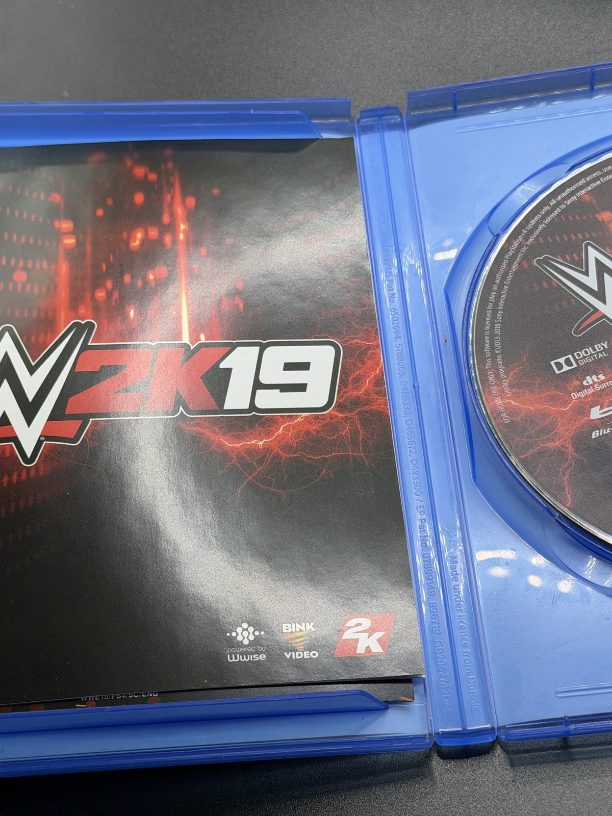 WWE 2K19 Sony PlayStation 4 PS4 CIB Complete with Insert PEGI 16 PAL Import