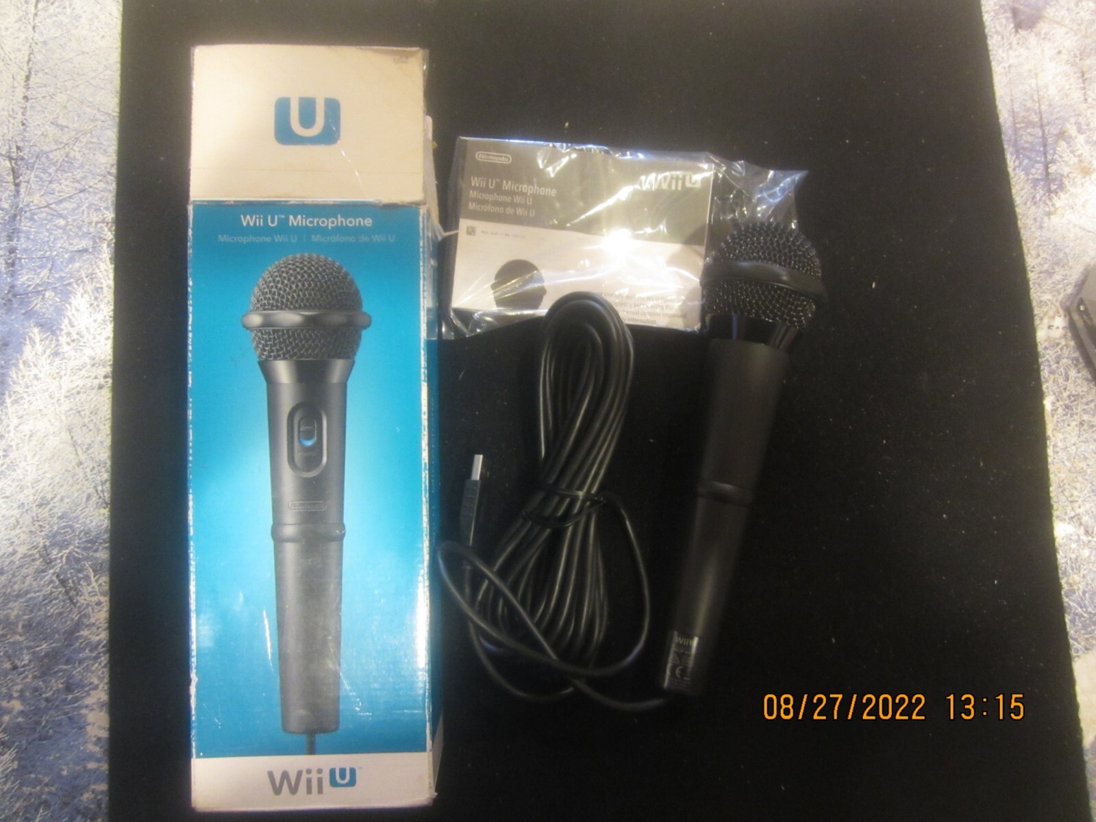 Nintendo Wii U Microphone Official Genuine WUP 021 new but open box