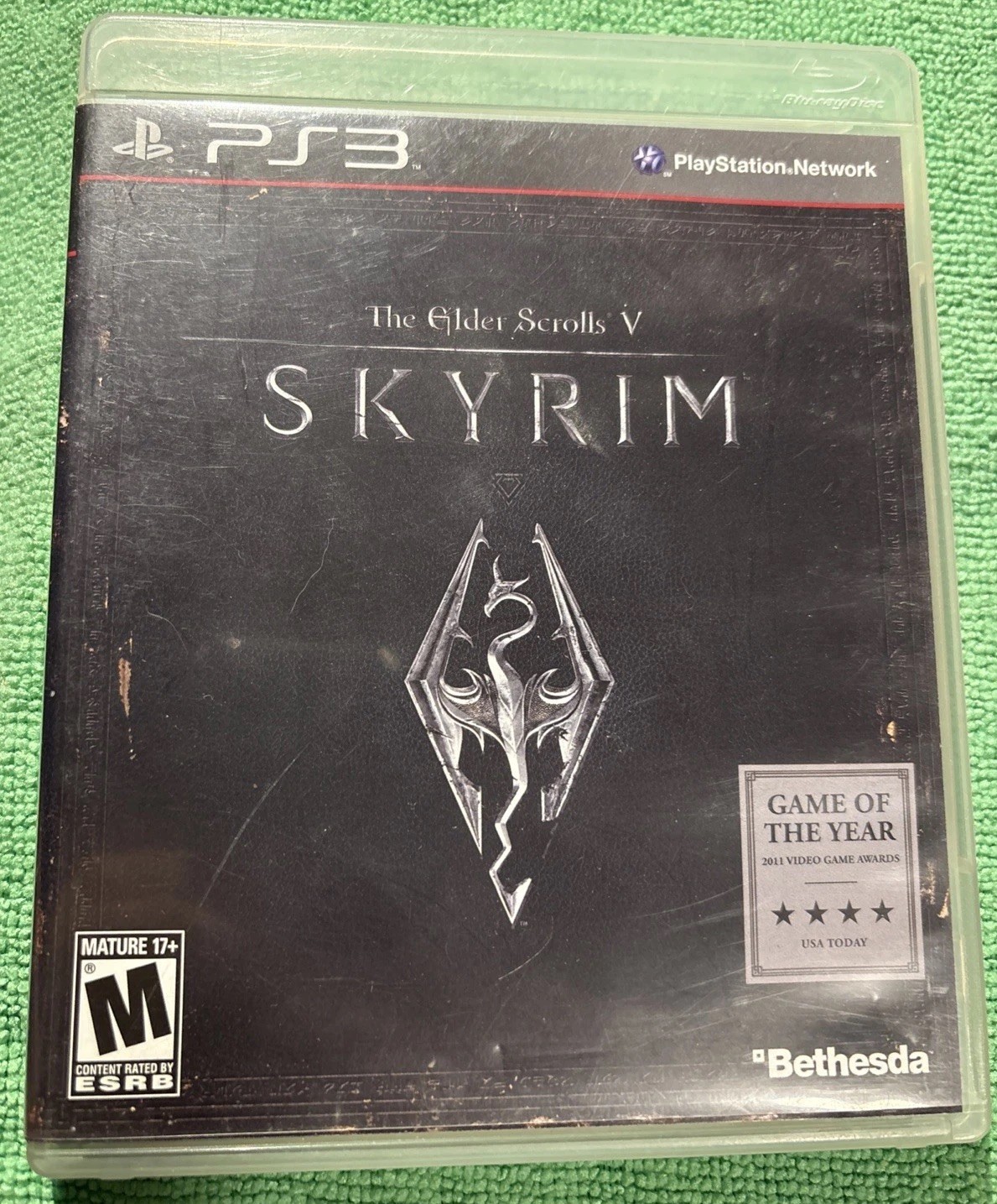 Skyrim PS3 Original Release + Manual + Map and Tested!!