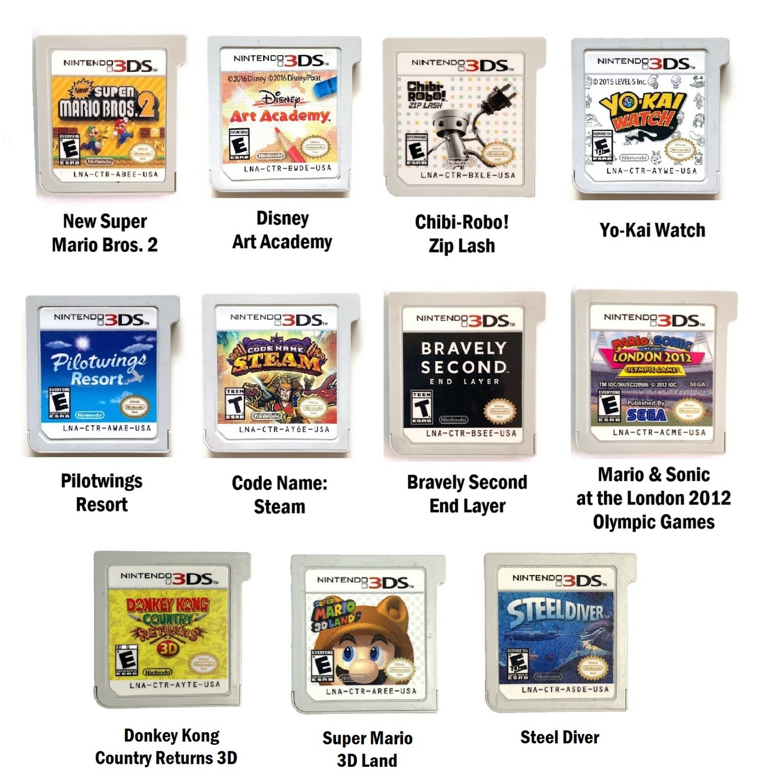 Used Nintendo 3DS Games *Cartridge Only* Pick & Choose