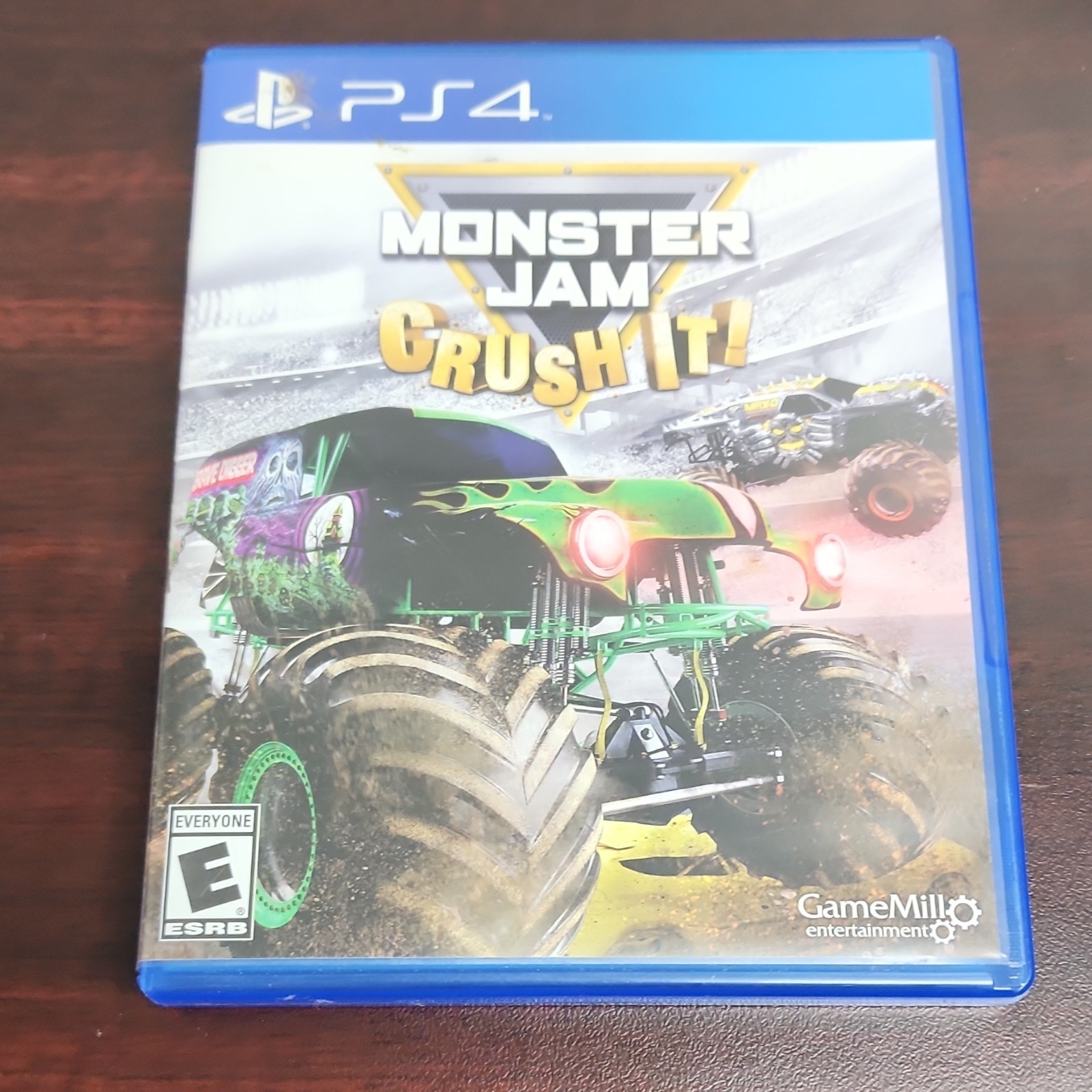 GameMill Monster Jam Crush It! – PS4 (NTSC-U/C, 2016, Racing, E, Manual)