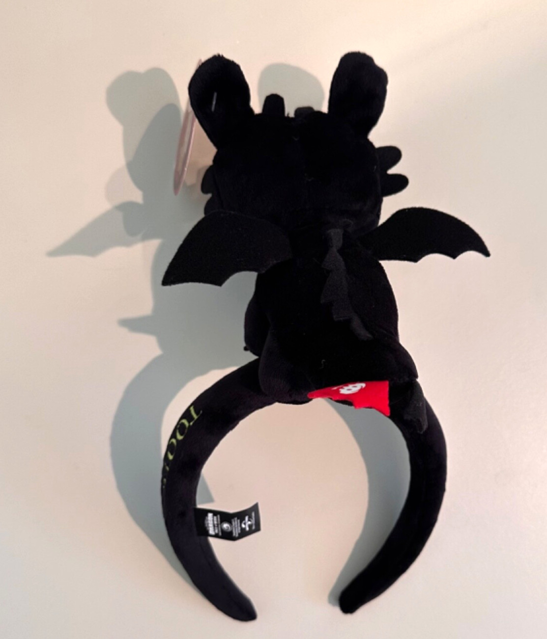 BNWT Universal Studios How To Train Your Dragon Toothless Plush Headband Adult