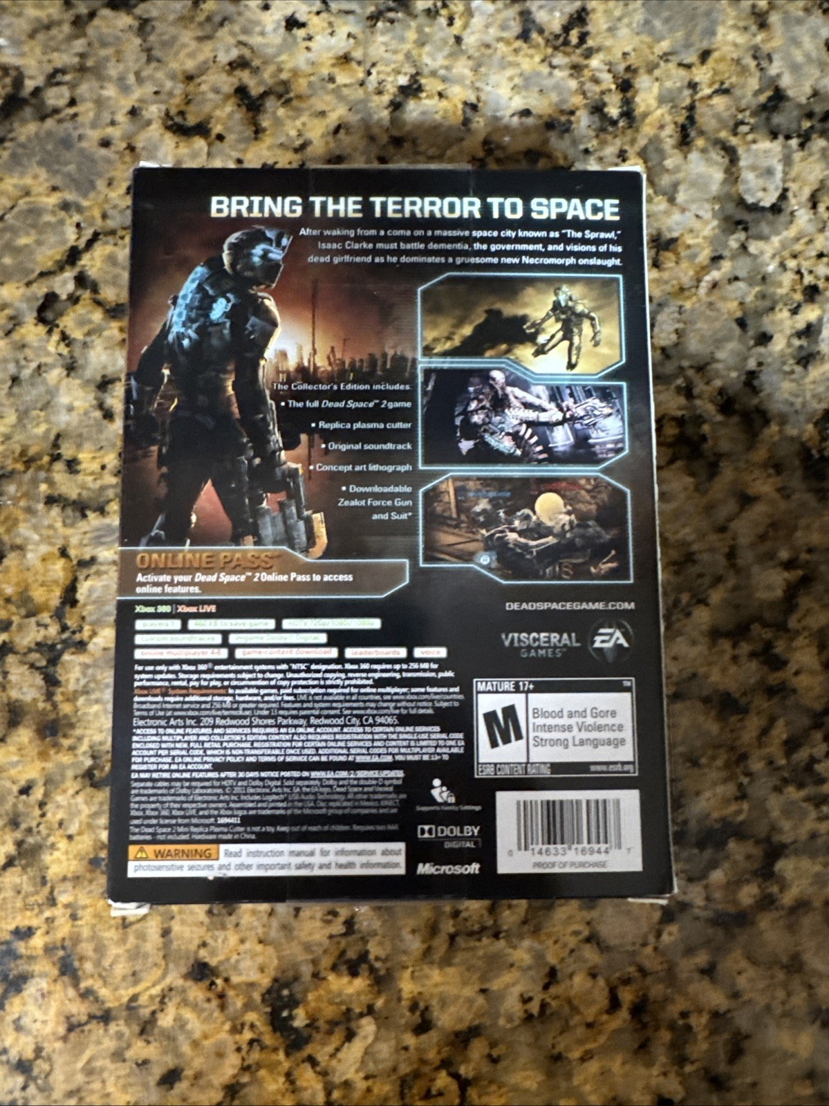 Dead Space 2 — Collector’s Edition (Microsoft Xbox 360, 2011) New/Sealed