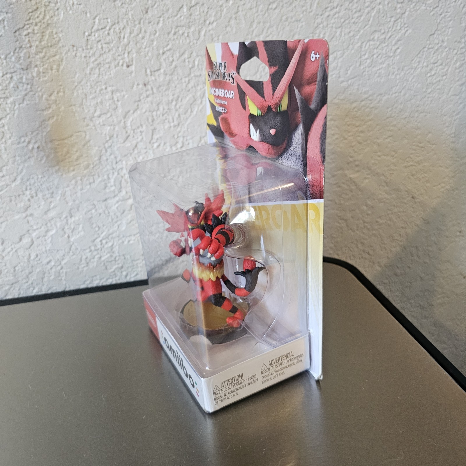 Nintendo Amiibo Incineroar Super Smash Bros. Series Switch Action Figure New