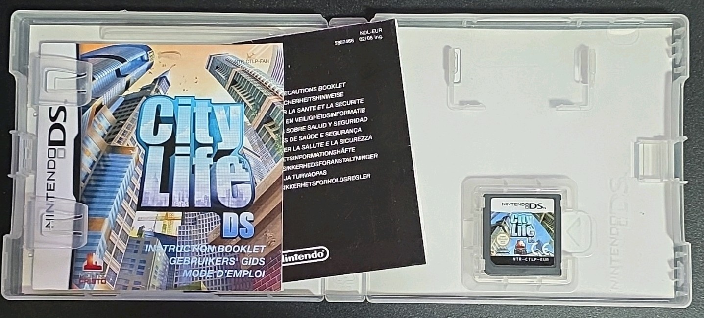 Montecristo City Life DS Nintendo DS Simulation PEGI 3 PAL Manual Included