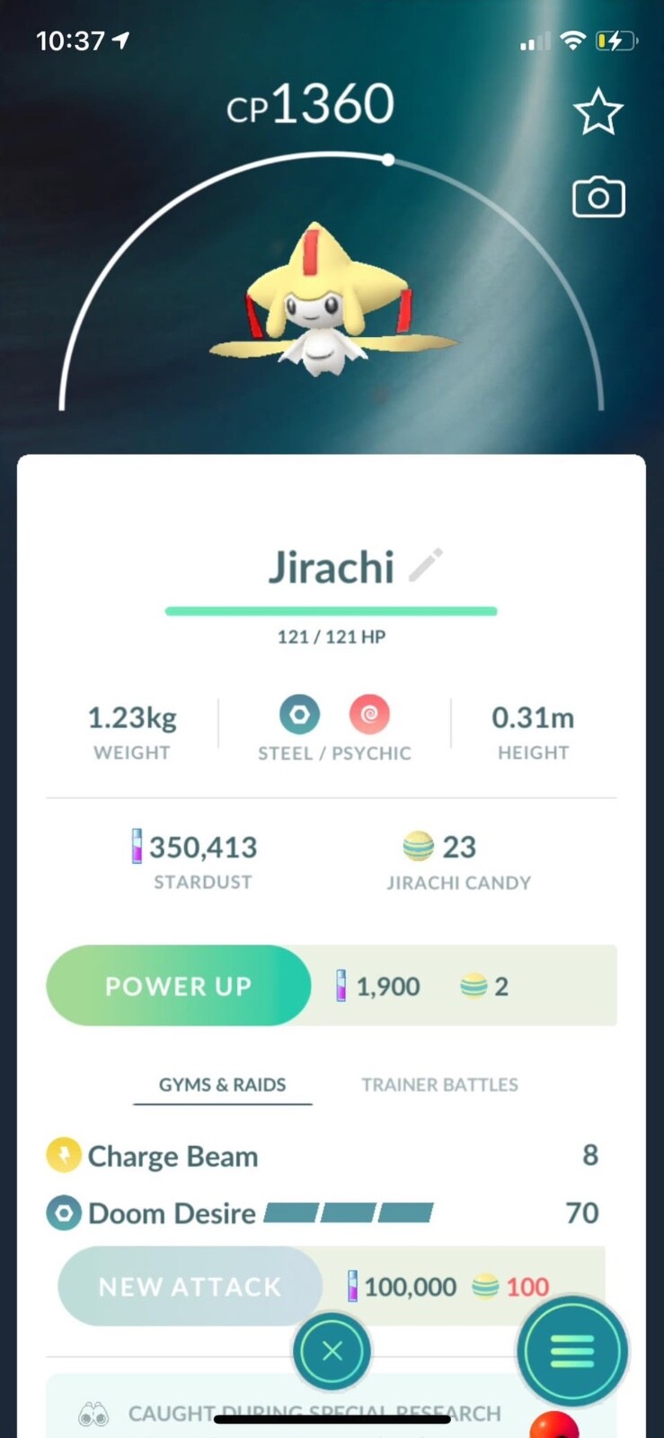 RARE SHINY JIRACHI POGO | CUSTOM OT| Pokémon Go Home Transfer