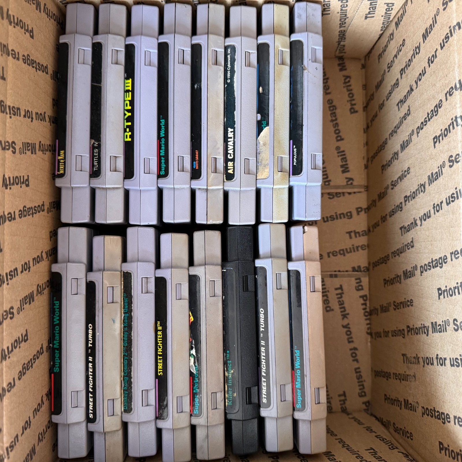 SNES Original OEM Authentic *Pick Your Game* Cart Only Untested Total 16