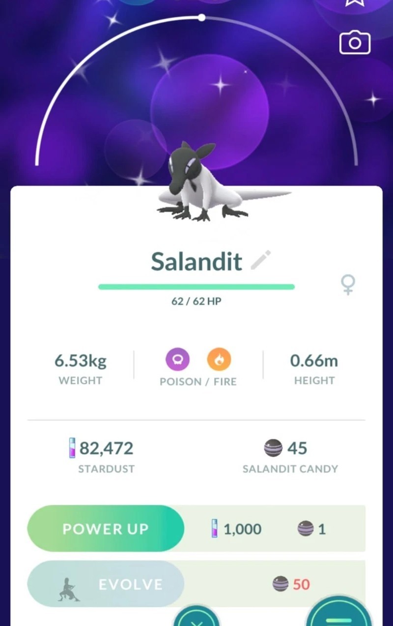 Shiny Salandit Female – Read description
