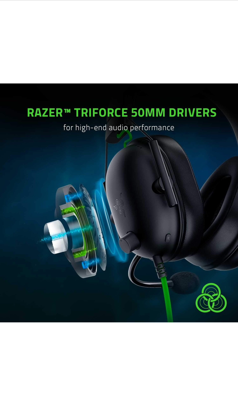 Razer BlackShark V2 X Wired Gaming Headset For PC, PS4, PS5, Switch, Black