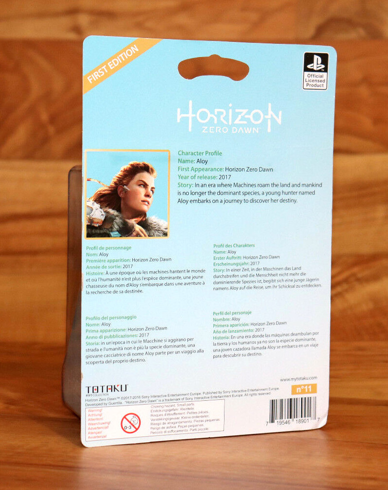 TOTAKU Horizon Zero Dawn ALOY No. 11 Figure FIRST EDITION Playstation 4 PS4..