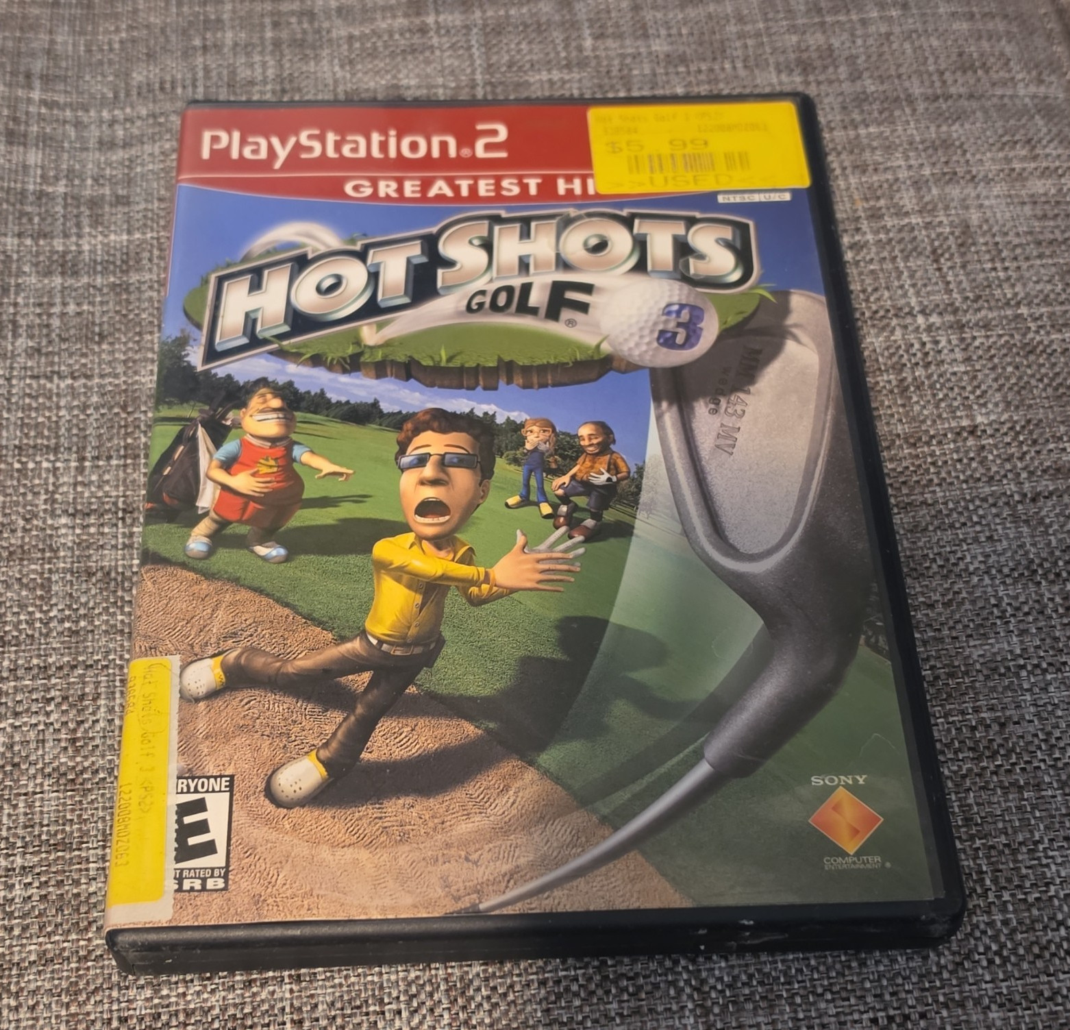 Hot Shots Golf 3 Greatest Hits – PS2 Multiplayer w/ Manual E