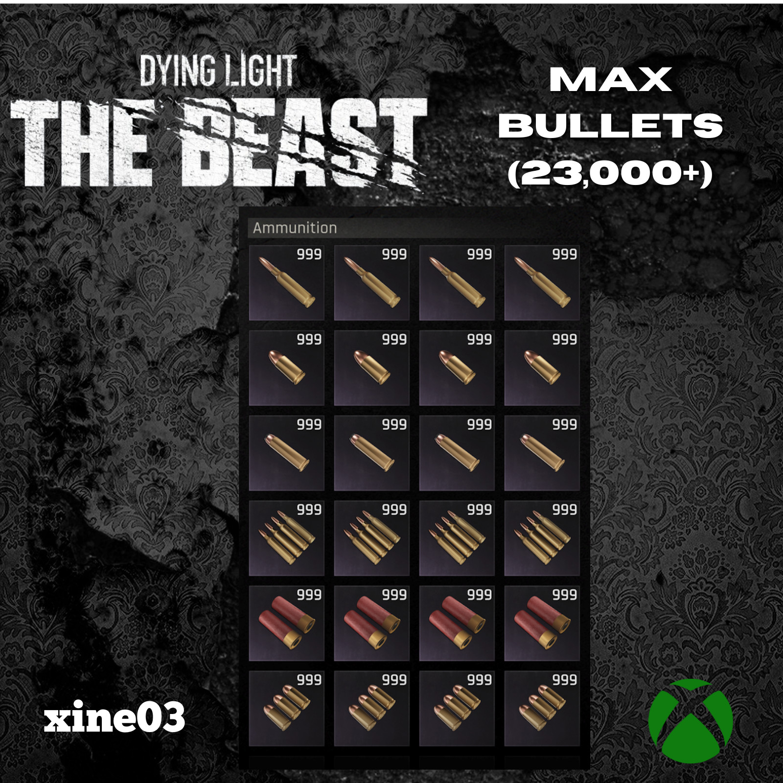 ✅Dying Light The Beast In Game Items Money & Weapons (Xbox One & Series X/S)✅