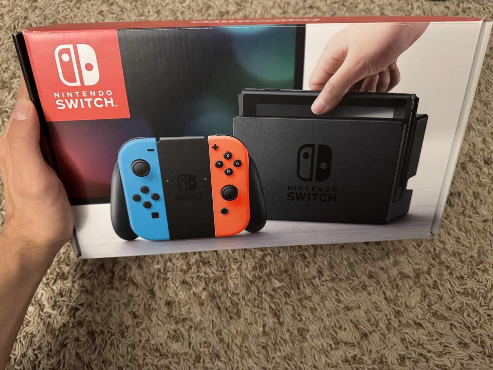 Nintendo Switch Console(All Components) – Good Condition w screen protector