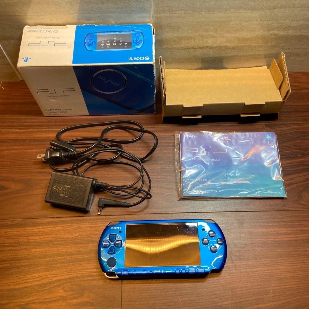 PSP 3000 Console, Vibrant Blue, 5623 From Japan