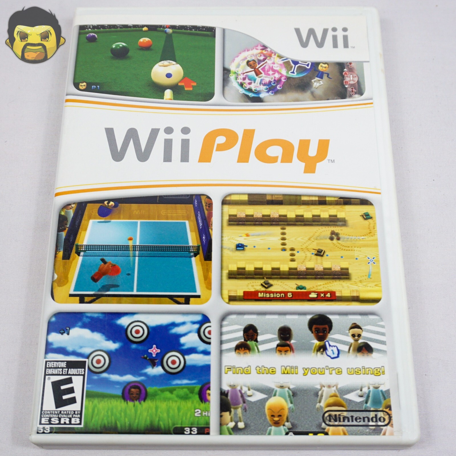 Wii Play Game Complete CIB Nintendo Wii 2007 Complete with Reg Card & Manual M