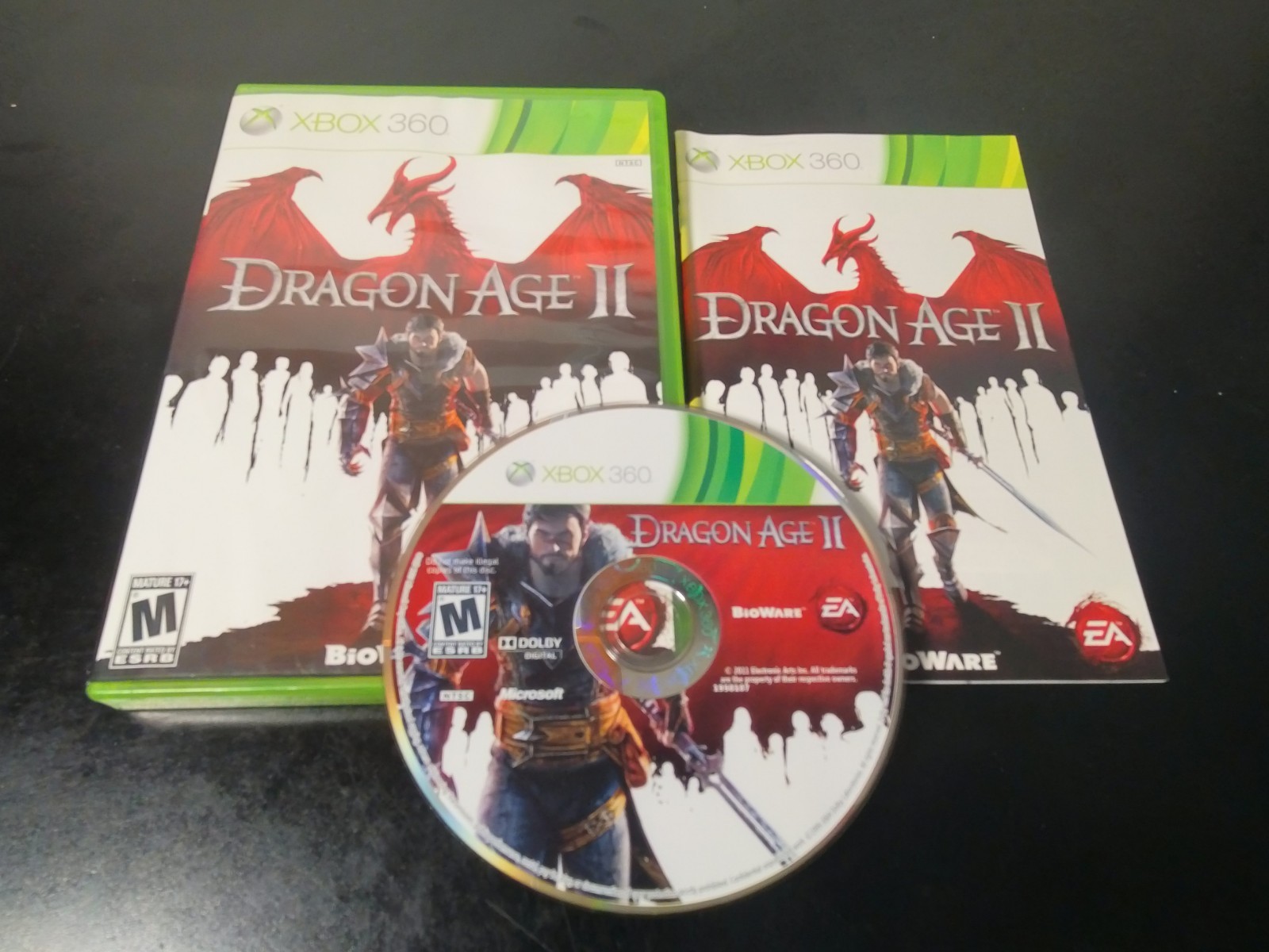 Dragon Age II (Xbox 360, 2011) CIB
