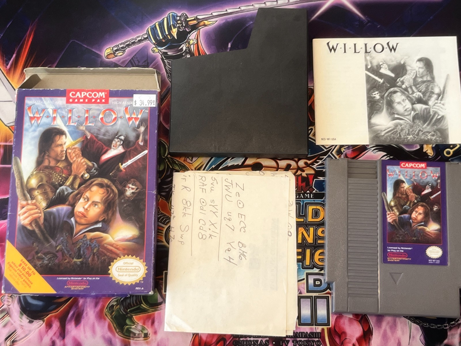 Willow (Nintendo Entertainment System, 1989) CIB, Tested, Good Cond!