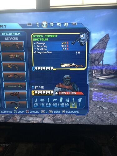 Borderlands Game of the Year Edition PS4 Modded Weapons