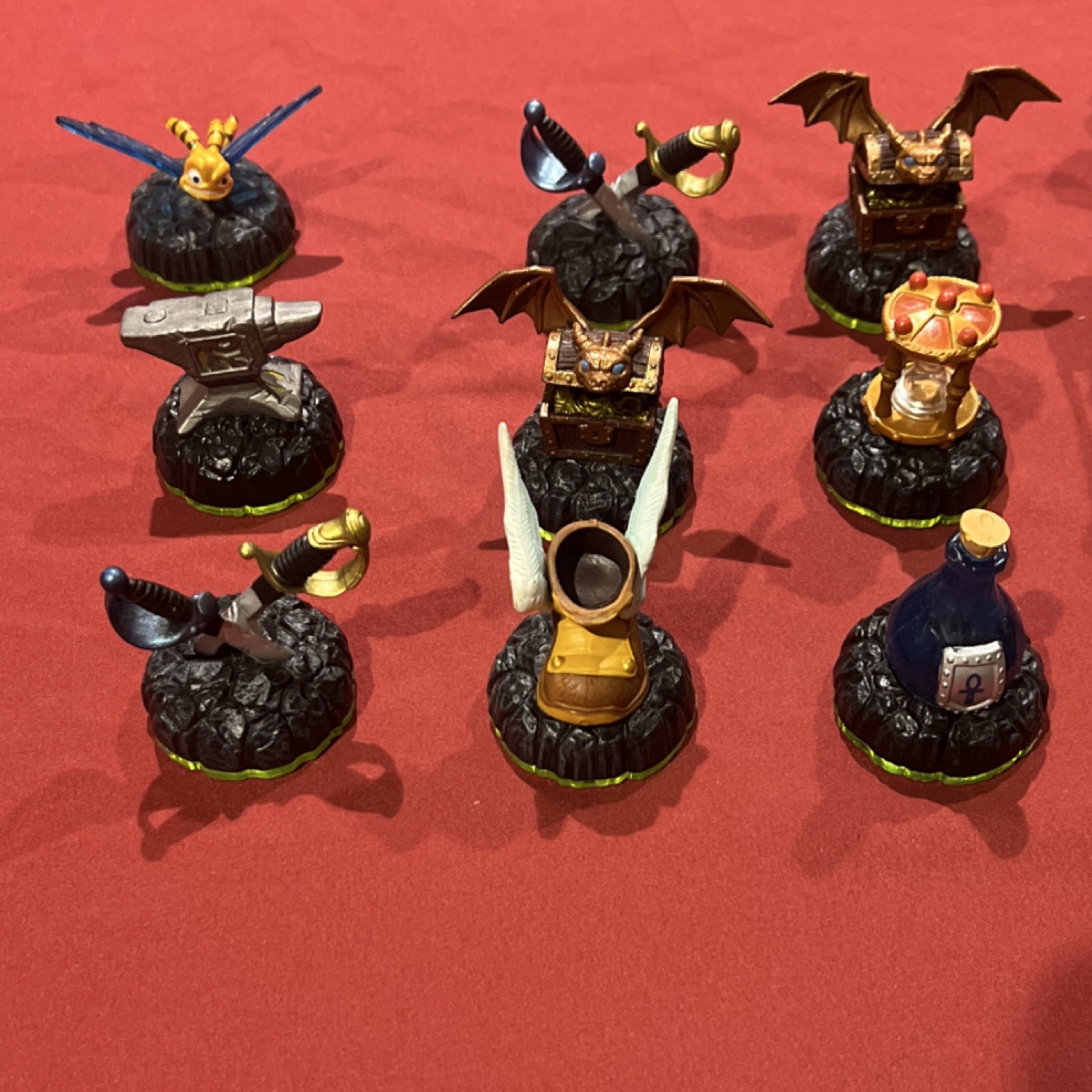 Activision Skylanders Character Figure Pack Lot Spyro Portal Accessories