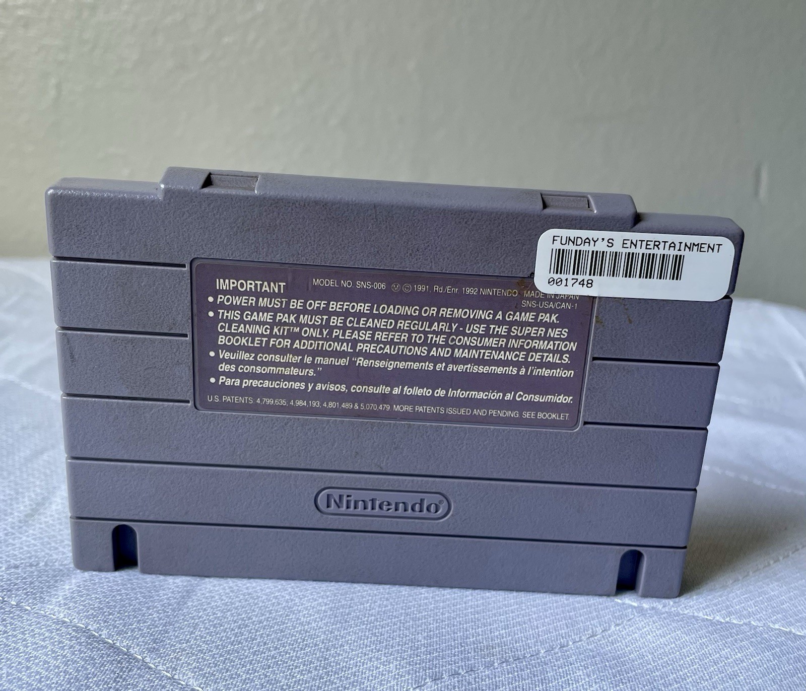 Super Mario All-Stars Super Nintendo SNES Authentic Tested Works Game Cartridge