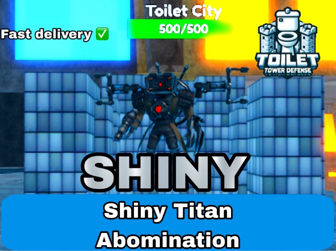 SHINY TITAN ABOMINATION – TOILET TOWER DEFENSE – TTD UNIT
