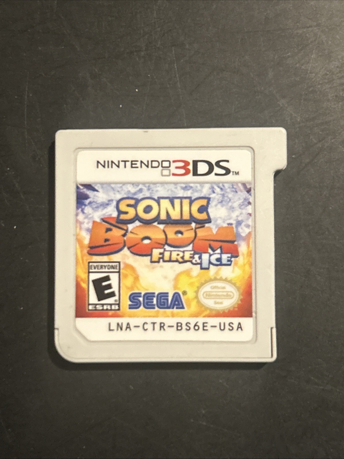 Sonic Boom Fire & Ice Nintendo 3DS Tested Working Cartridge Only