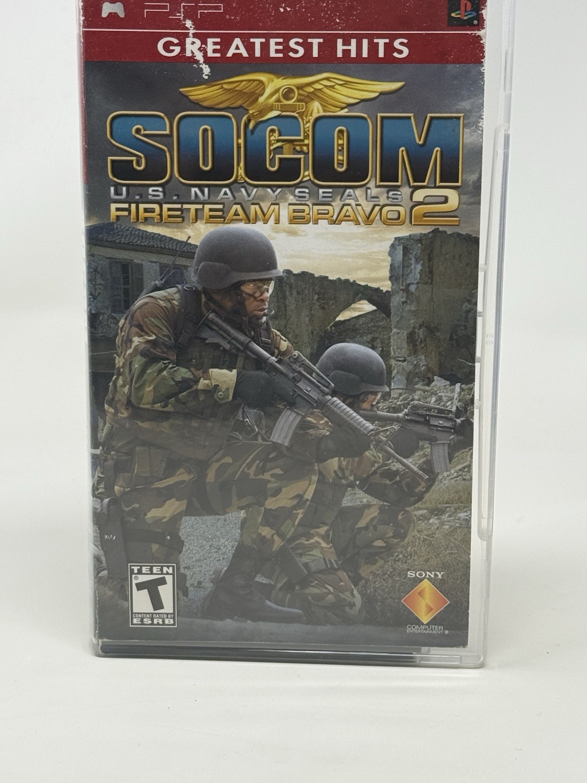 SOCOM US Navy Seals Fireteam Bravo 2 PlayStation Portable PSP Complete CIB