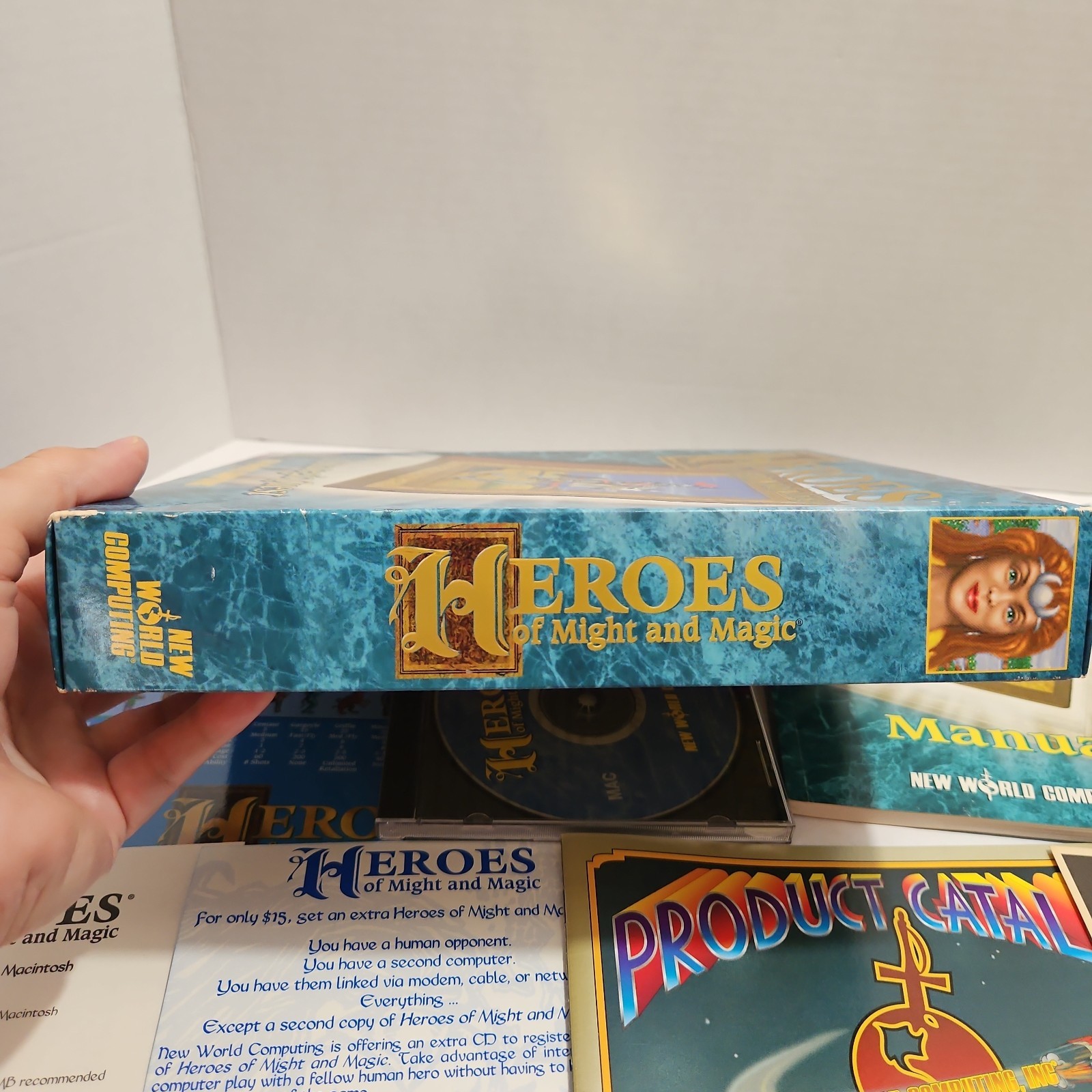 New World Computing Heroes of Might and Magic PC Big Box 1995 Complete