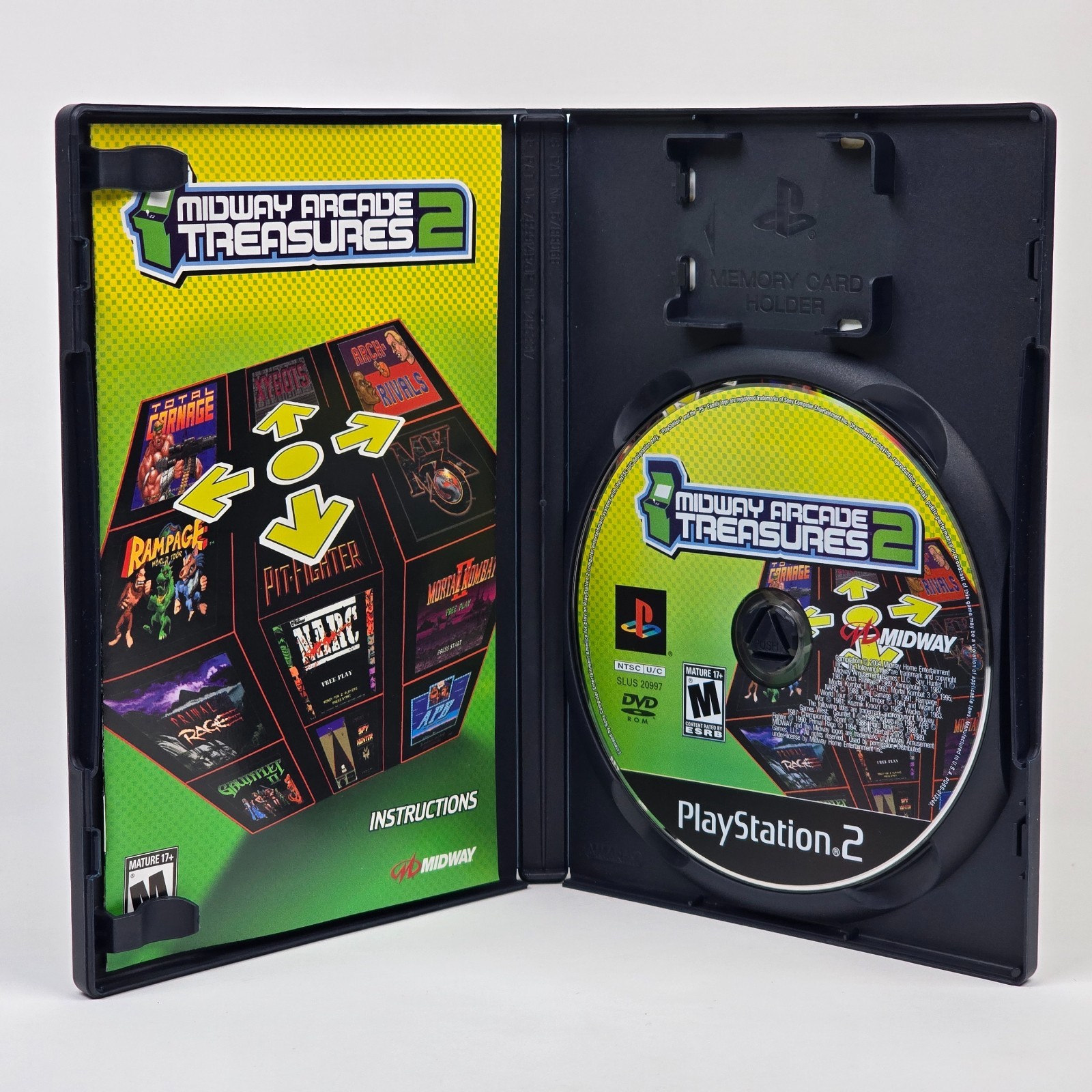 Midway Arcade Treasures 2 (PlayStation 2 PS2) CIB COMPLETE