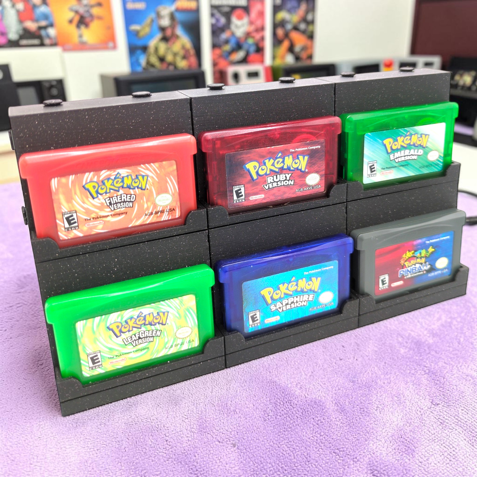 Modular Game Boy Cartridge Display Stand Stackable Riser GB GBC GBA