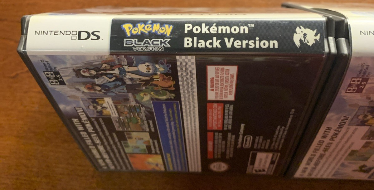 Pokemon White + Black Nintendo DS Replacement **Cases Only NO GAMES – Bundle