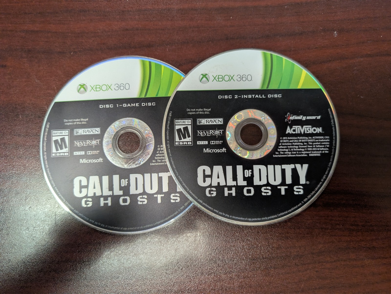 Call of Duty: Ghosts (Microsoft Xbox 360) NO TRACKING – DISCS ONLY 4760