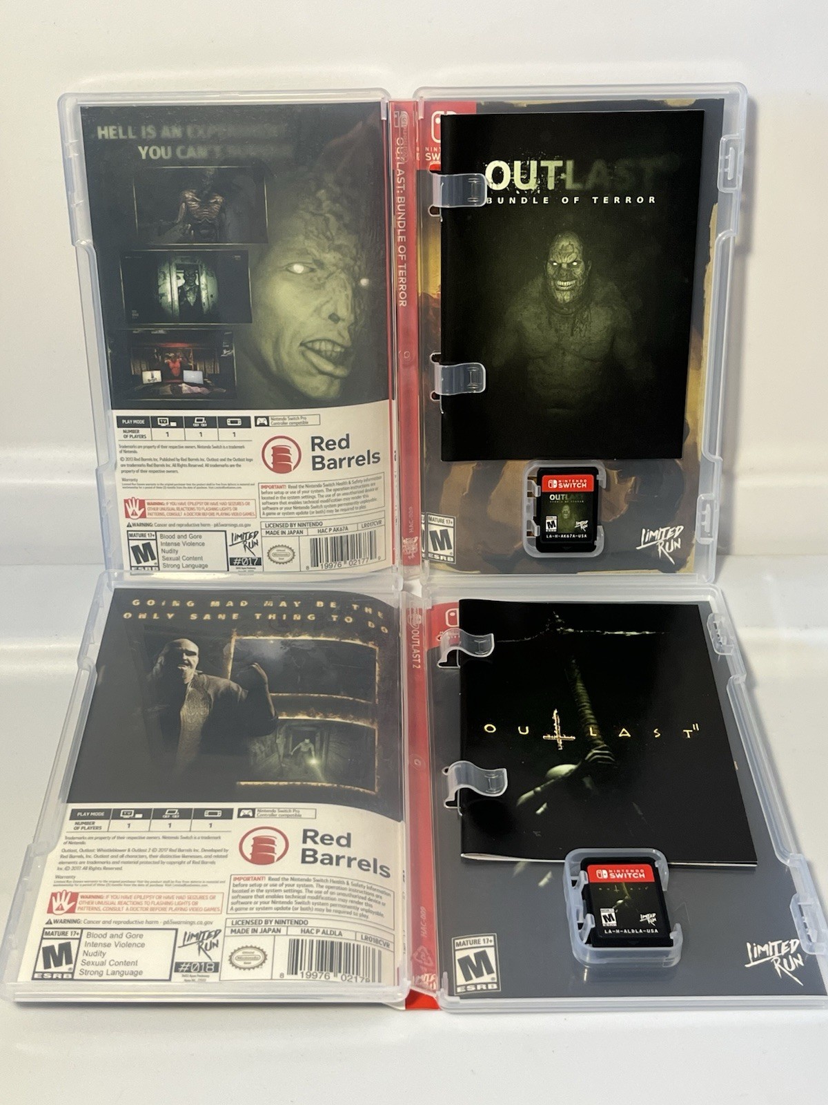 Outlast: Bundle of Terror Murkoff Briefcase Limited Run Switch – CIB Complete